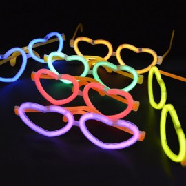 Świecące Okulary Serce Zestaw (50 sztuk)