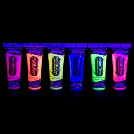 Farba Neonowa UV z Brokatem 10 ml