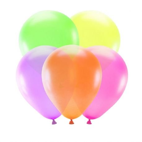 5 Globos en Neón